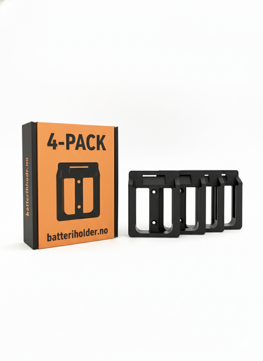 batteriholder 4 pk